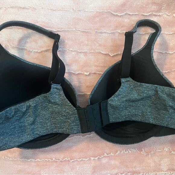 Cacique Underwire Bra 40D Gray & Black - Picture 2 of 14